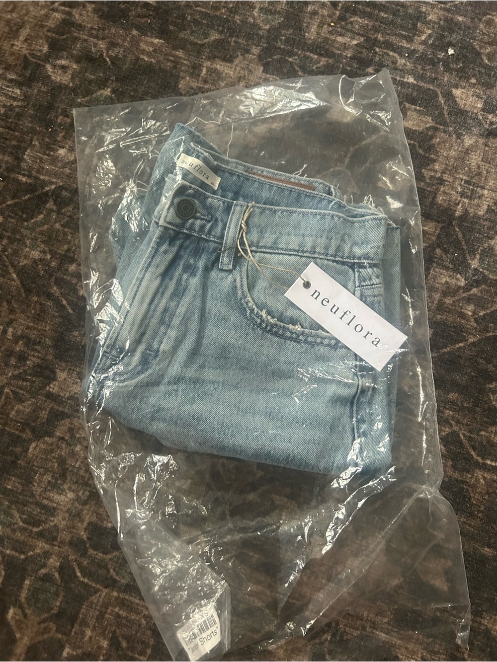 Neuflora Light Blue High-Rise Women's Jean shorts